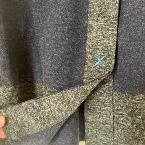 Habitat Snap Jacket Cardigan Blue & Grey Size Small - Picture 8 of 15
